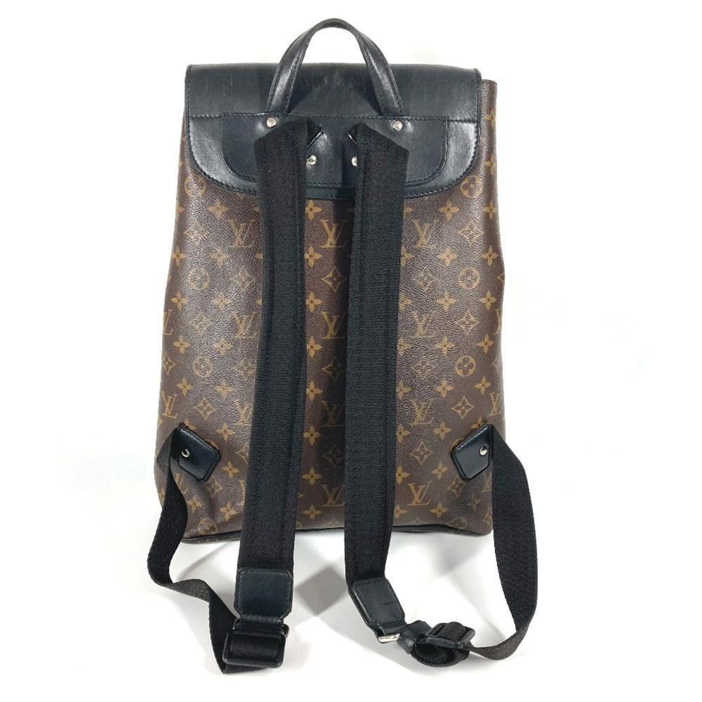 LOUIS VUITTON Authentic Black Monogram Leather Backpack - Picture 16 of 16